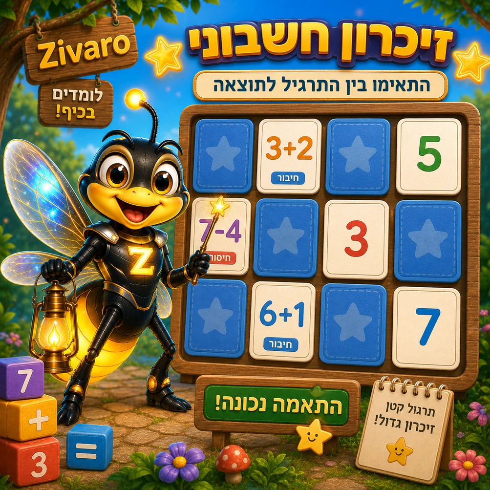 זיכרון חשבוני ומשחקי מספרים