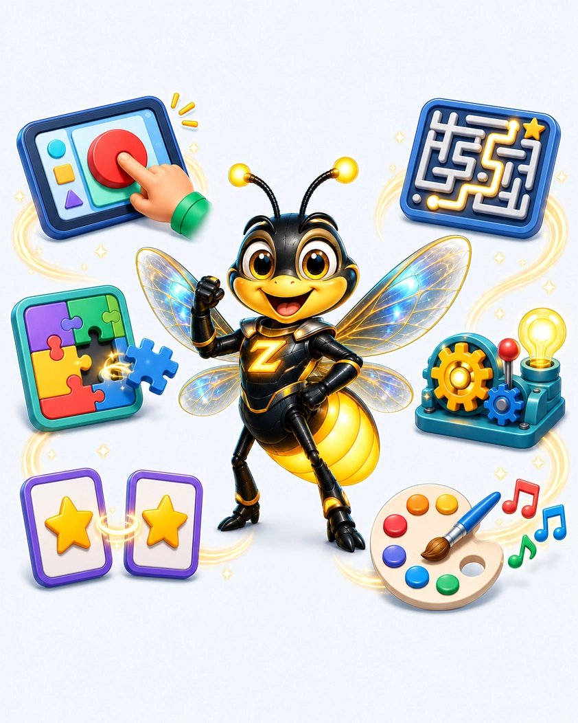 דמות Zivaro מציגה דרכי משחק ופעולה שונות לילדים